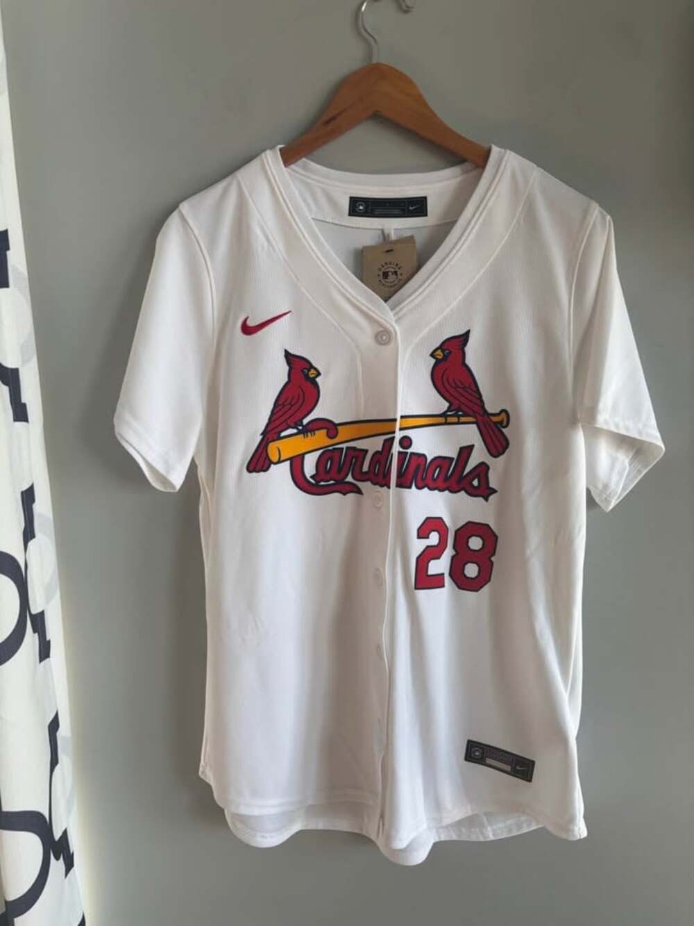 NWT Nike St. Louis Cardinals Nolan Arenado #28 Women's Baseball Jersey Size L